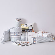Train Crib Bedding Set - Set of Eight