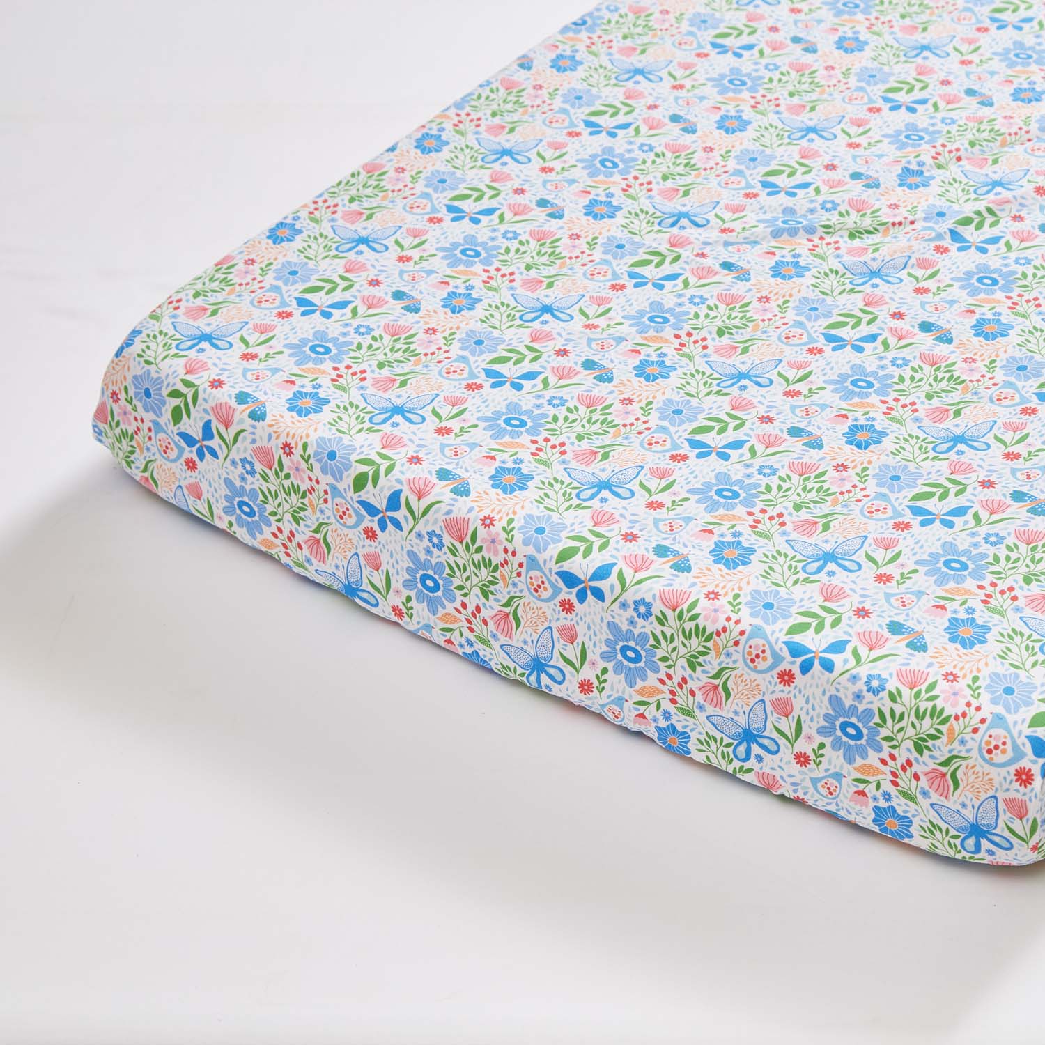 Butterfly Fitted Cot Sheet - Set of Three