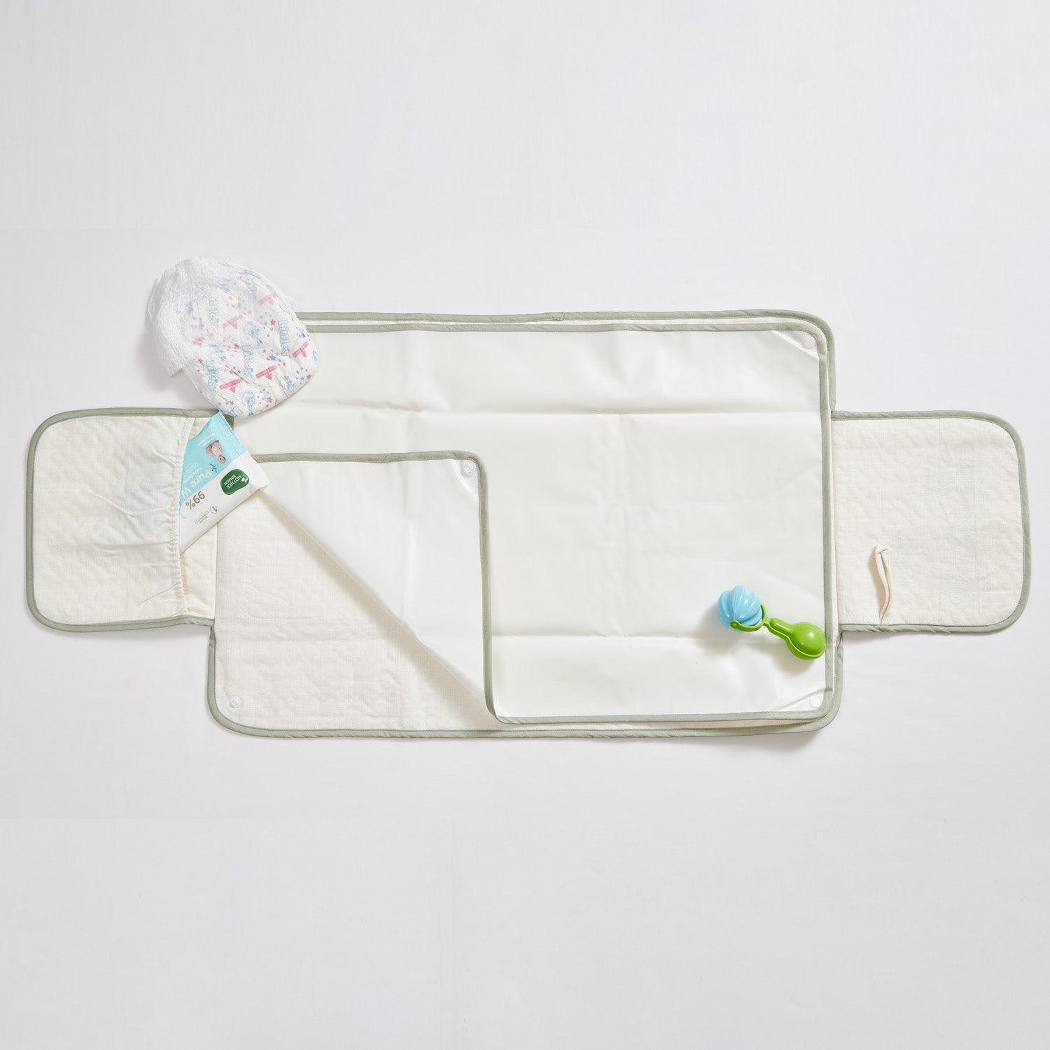 Portable Diaper Changing Mat - White
