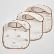 Teddy Bibs - Set of Three