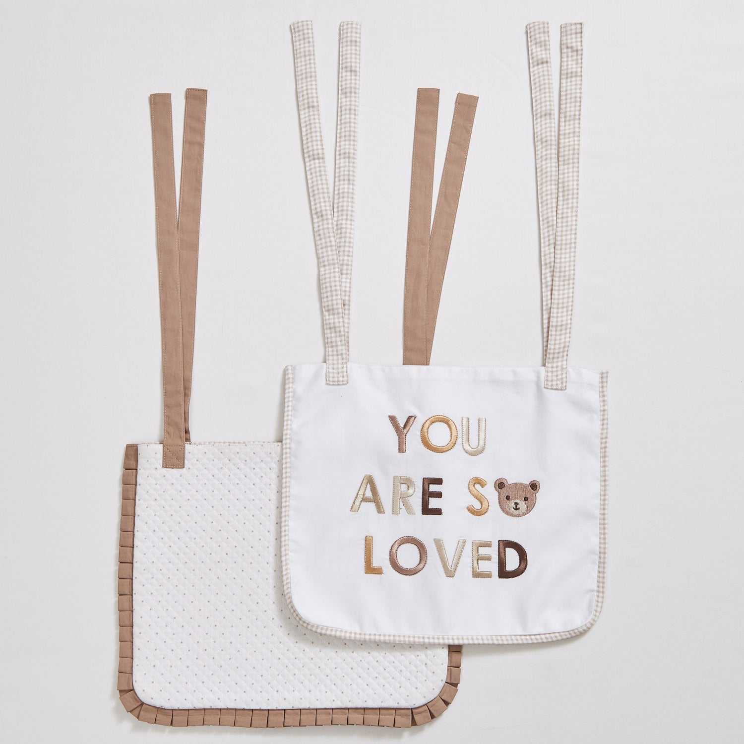 Teddy Cot Pockets - Set of Two