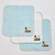 Train Face Towel - Set of Three