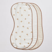 Teddy Burp Cloths - Set of Three