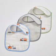 Train Bibs - Set of Three