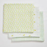 Sicily Muslin Swaddles - Set of Three