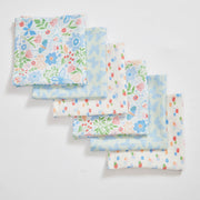 Butterfly Muslin Wash Cloth - Set of Six