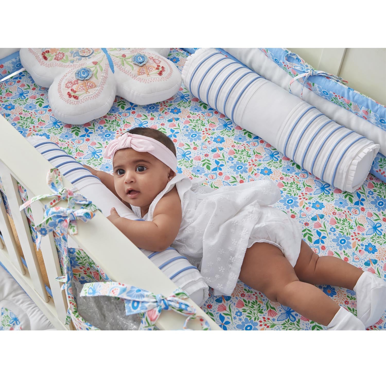 Butterfly Crib Bedding Set - Set of Eight