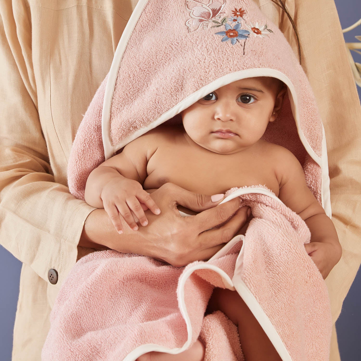 Butterfly Premium Cotton Hooded Towel