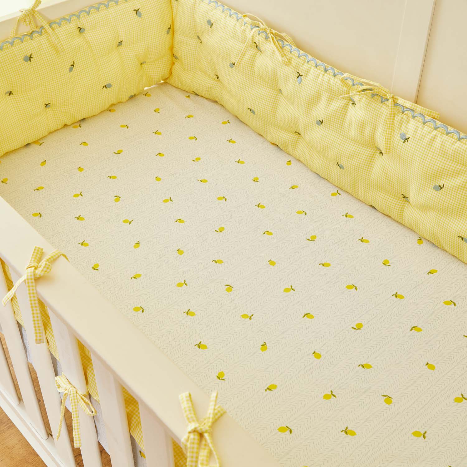 Sicily Fitted Cot Sheet - Set of Three