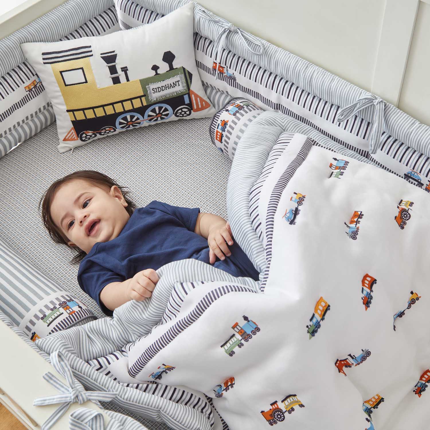 Train Rectangle Cushion