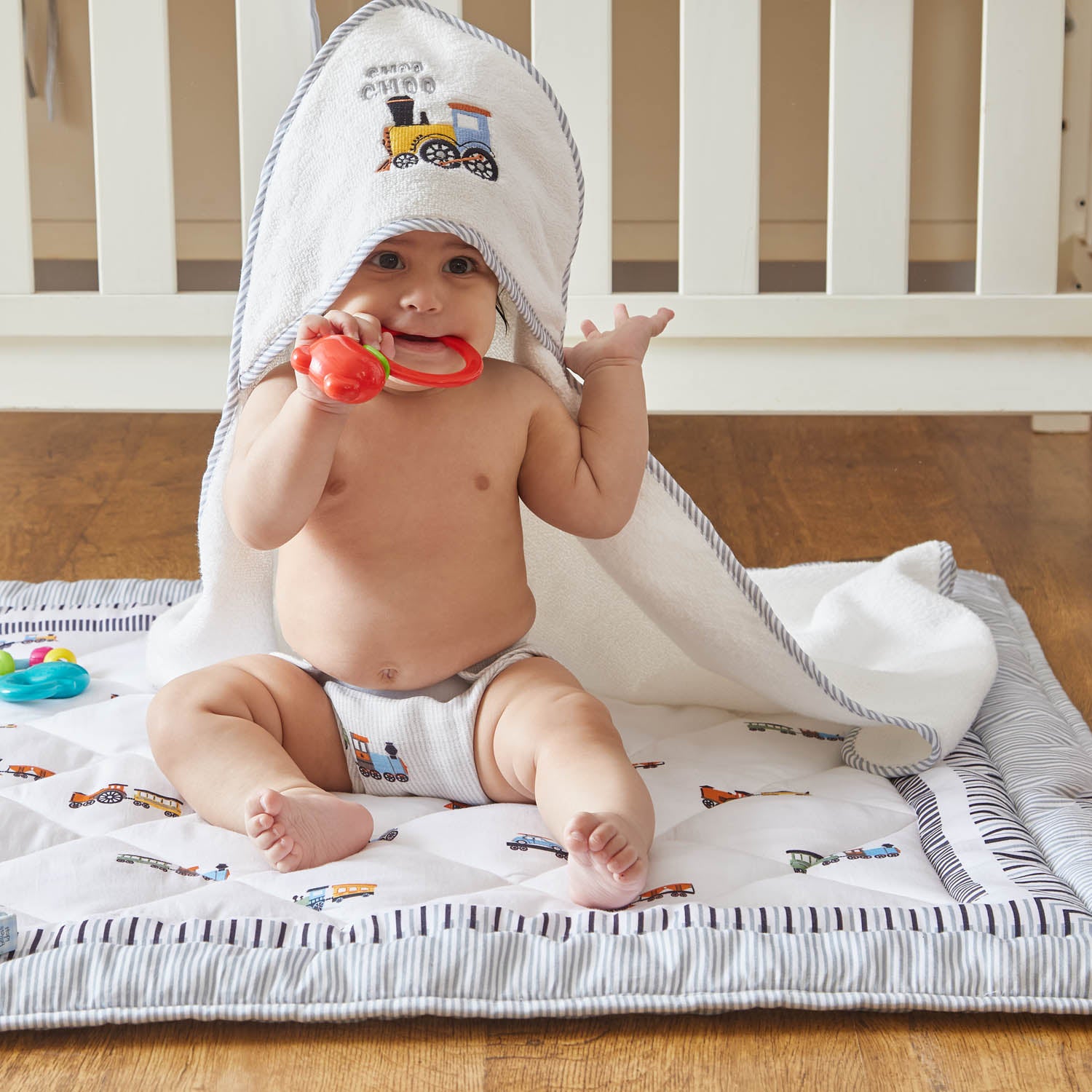 Train Premium Cotton Hooded Towel