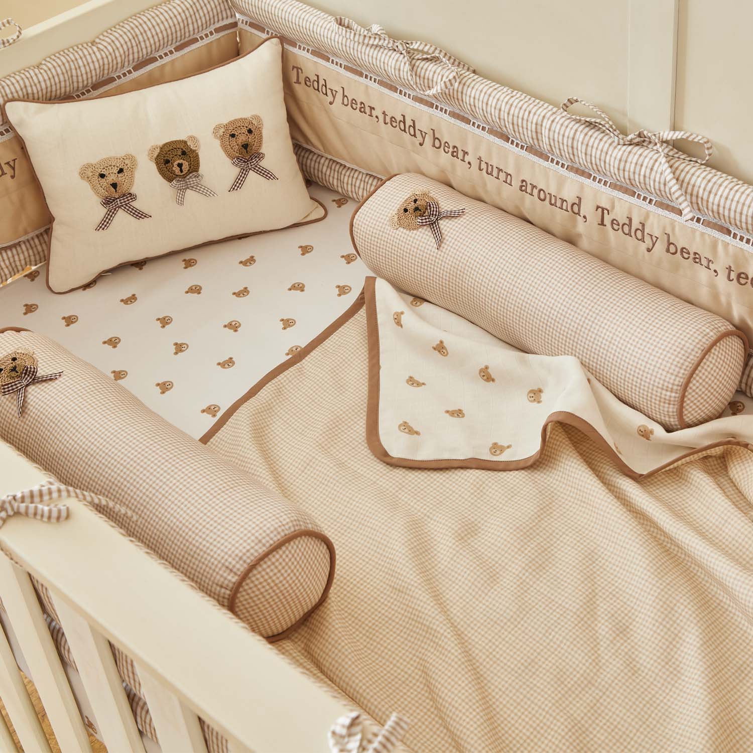Teddy Bolsters - Set of Two
