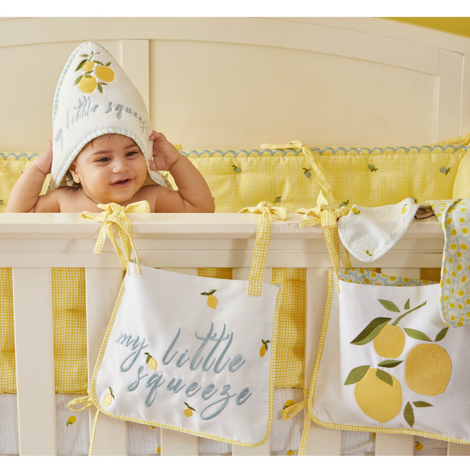 Sicily Cot Pockets - Set of Two