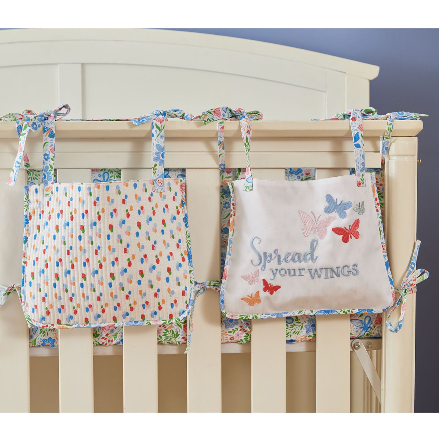 Butterfly Cot Pockets - Set of Two