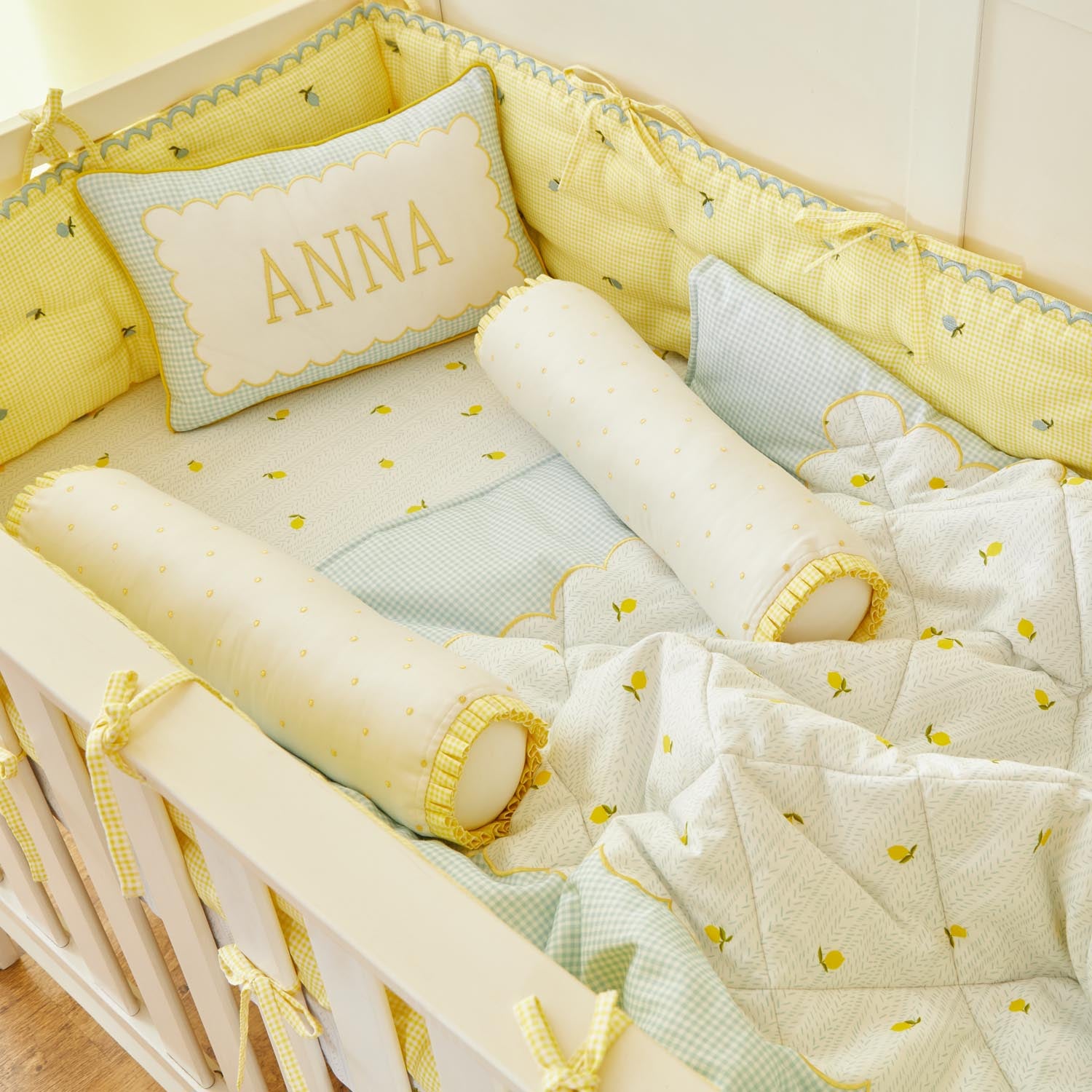Sicily Crib Bedding Set - Set of Eight