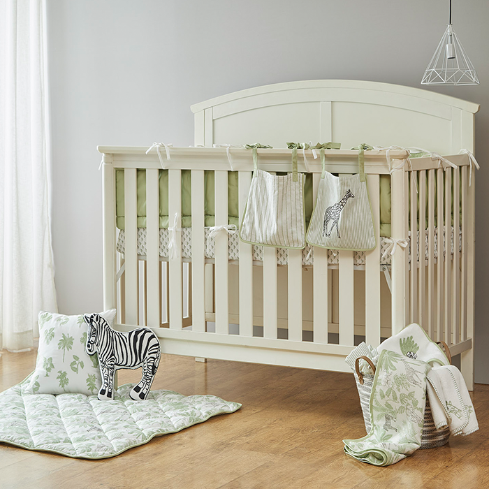 Masai Crib Bedding - Set of Seven