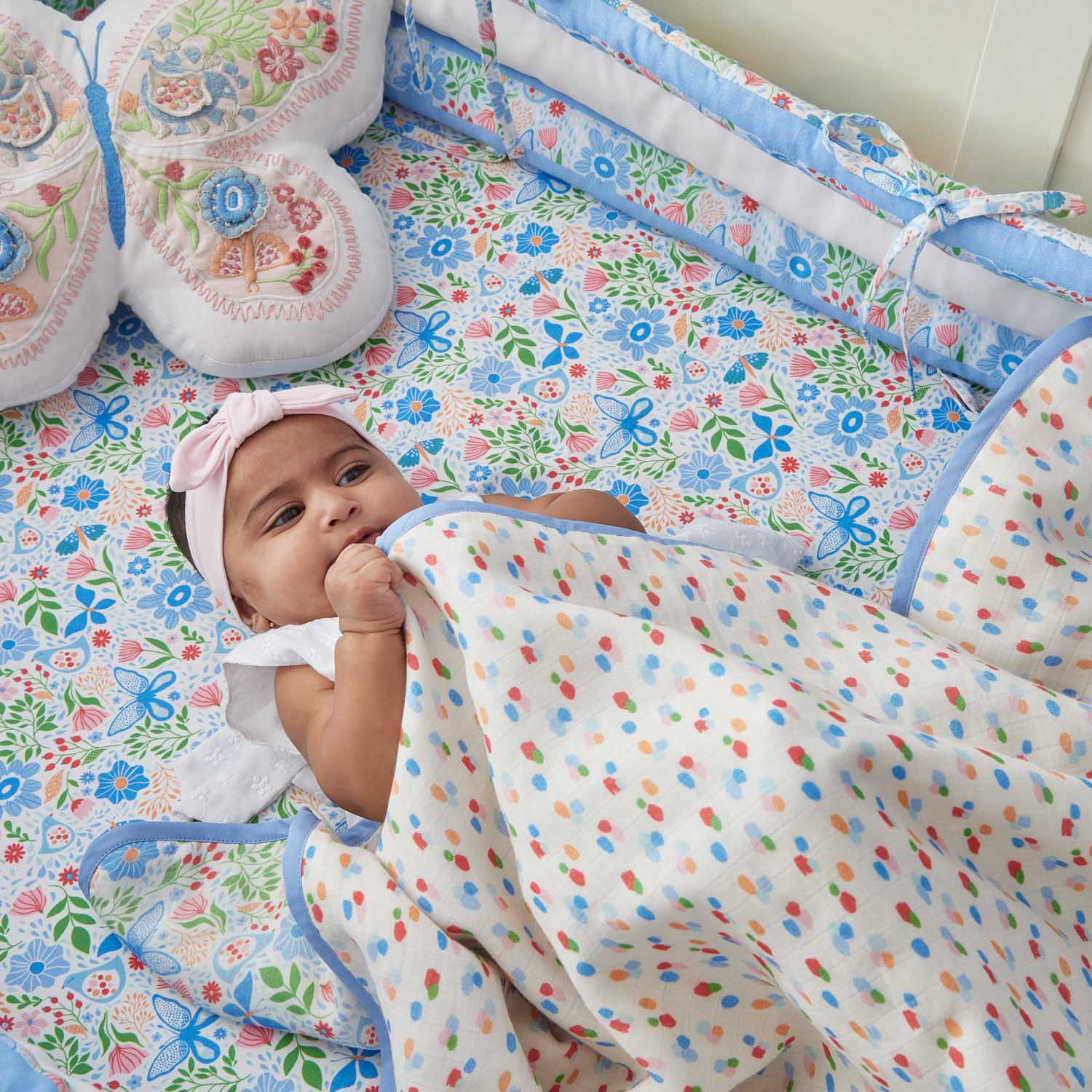 Butterfly Cot Bumper