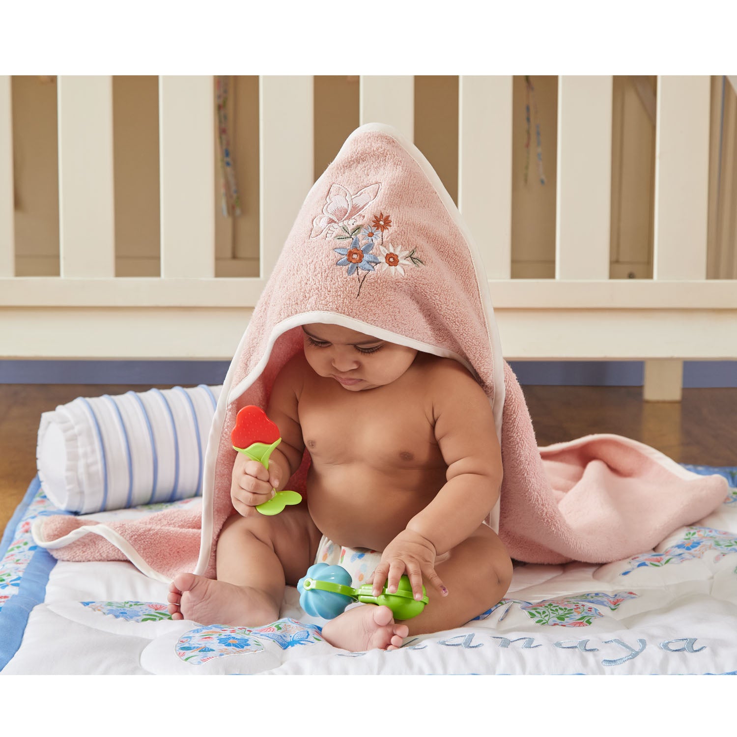 Butterfly Premium Cotton Hooded Towel