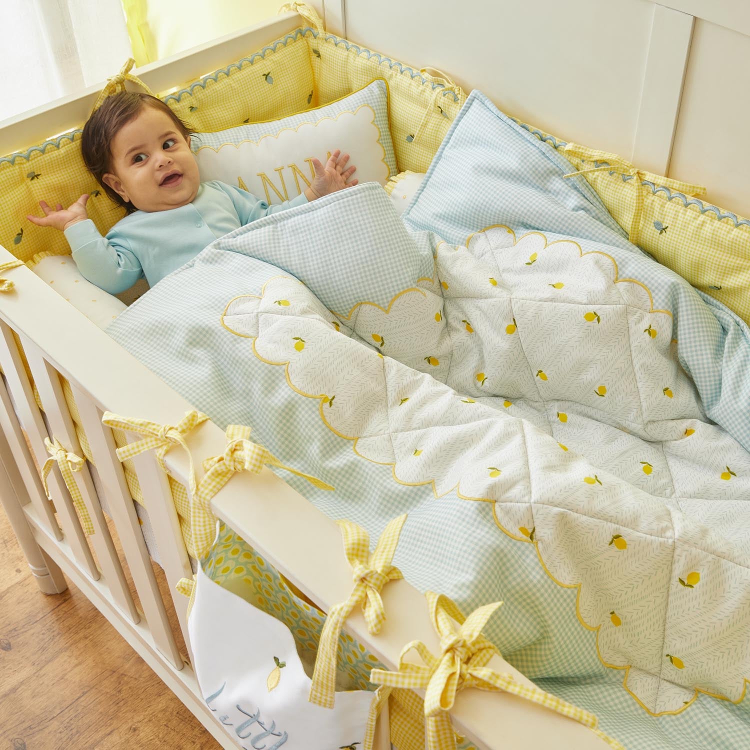 Sicily Crib Bedding Set - Set of Eight