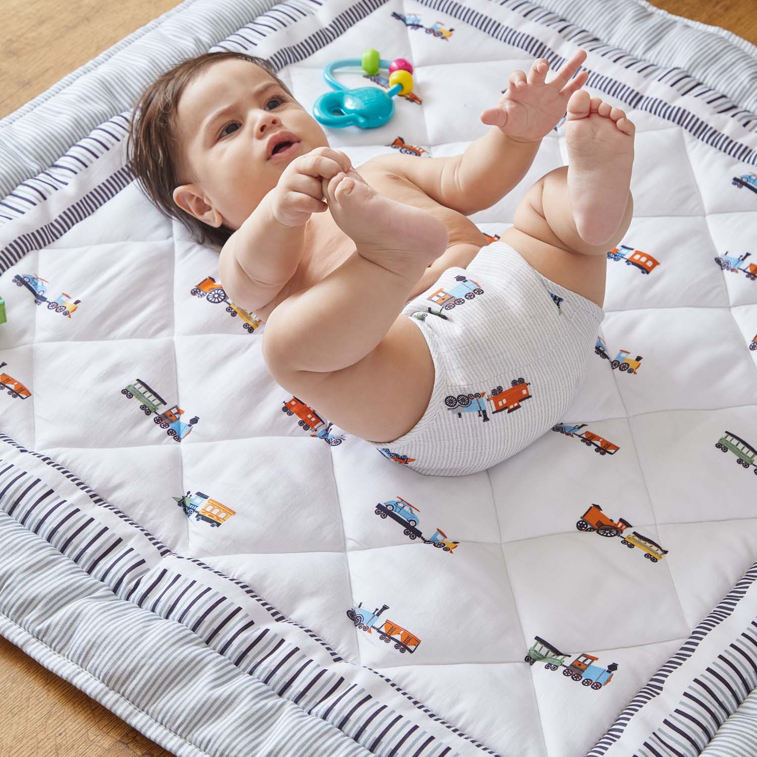 Train Nappies - Set of Three