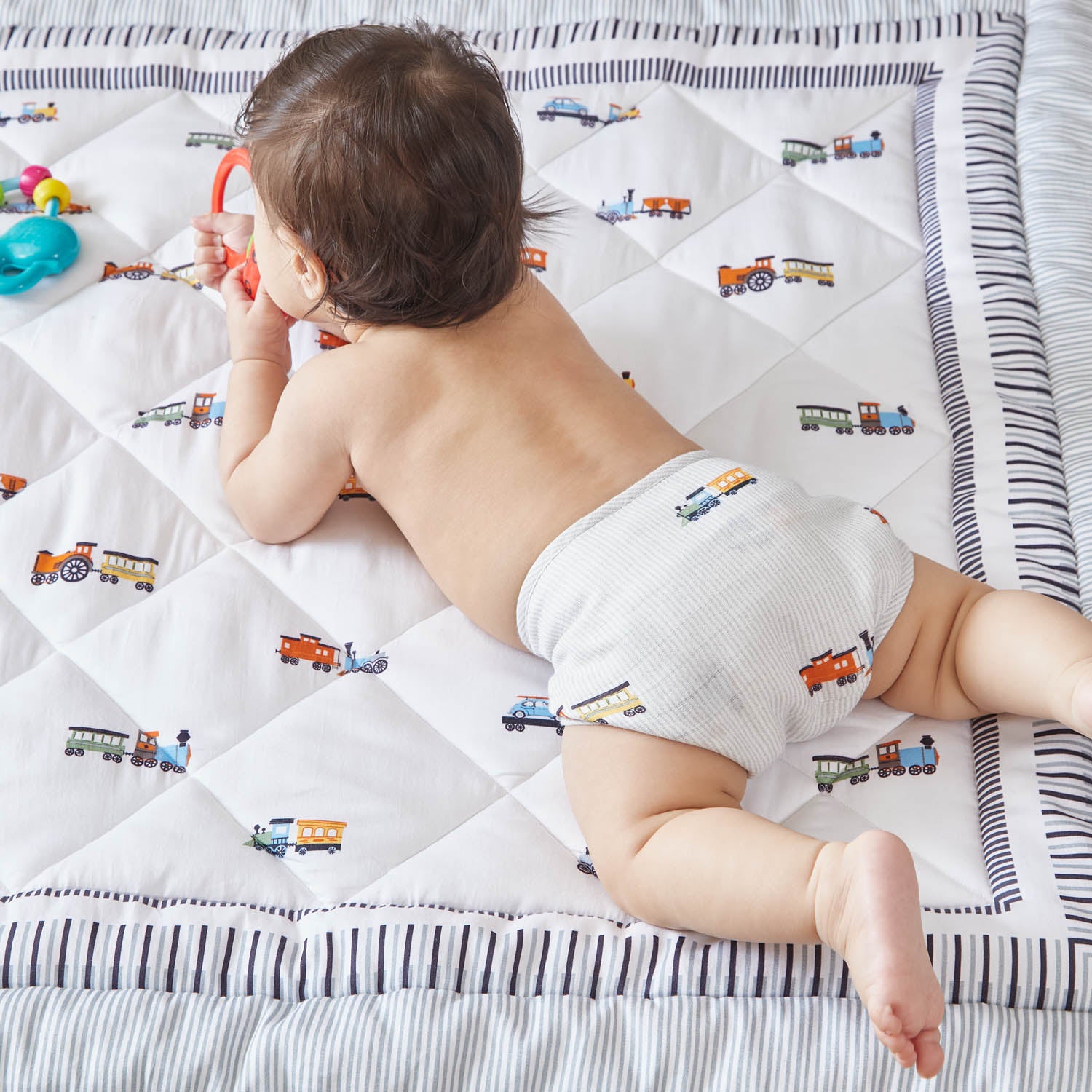 Train Nappies - Set of Three