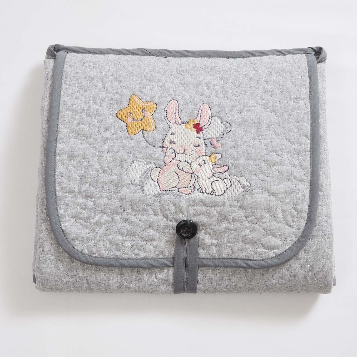 Portable Diaper Changing Mat - Grey