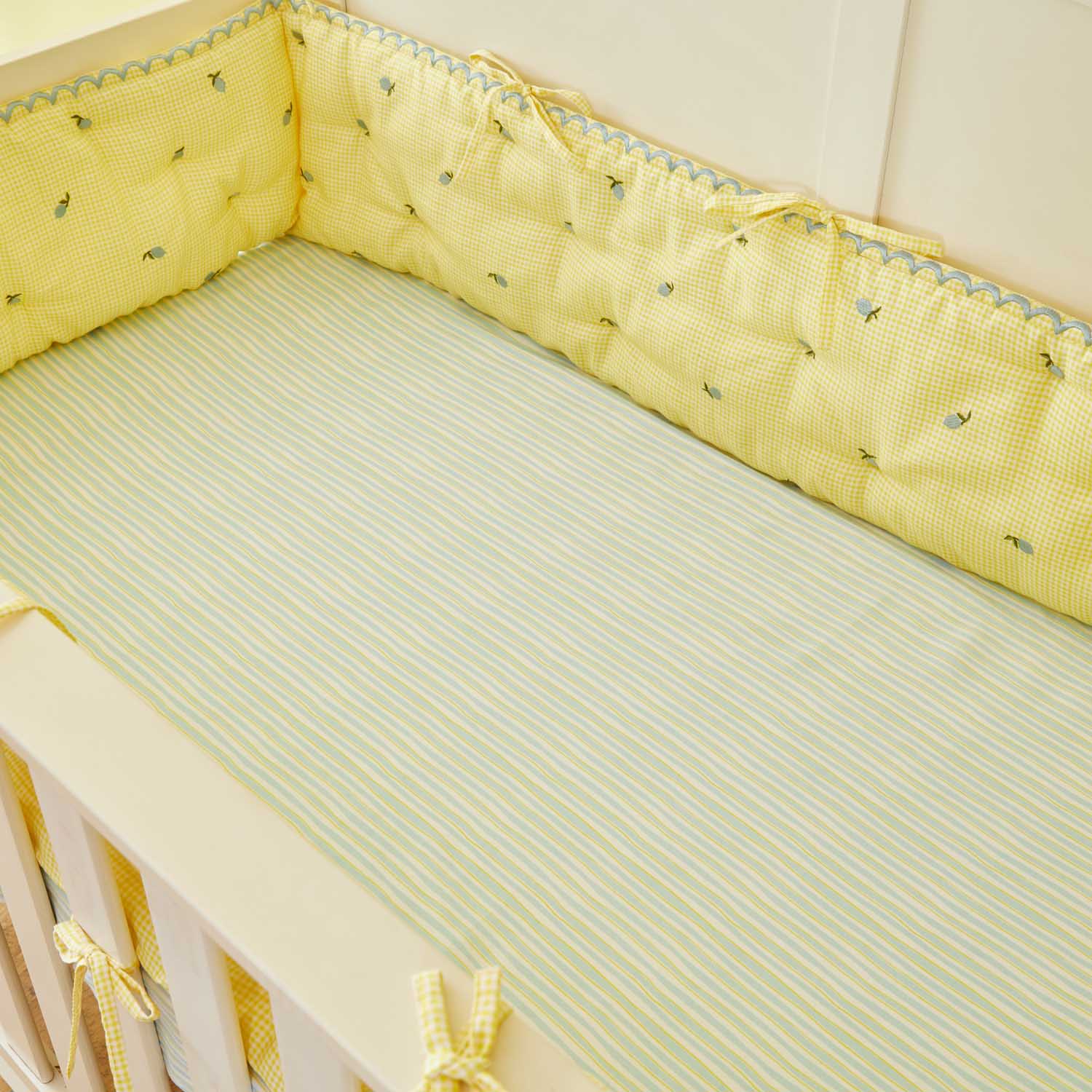 Sicily Fitted Cot Sheet - Set of Three