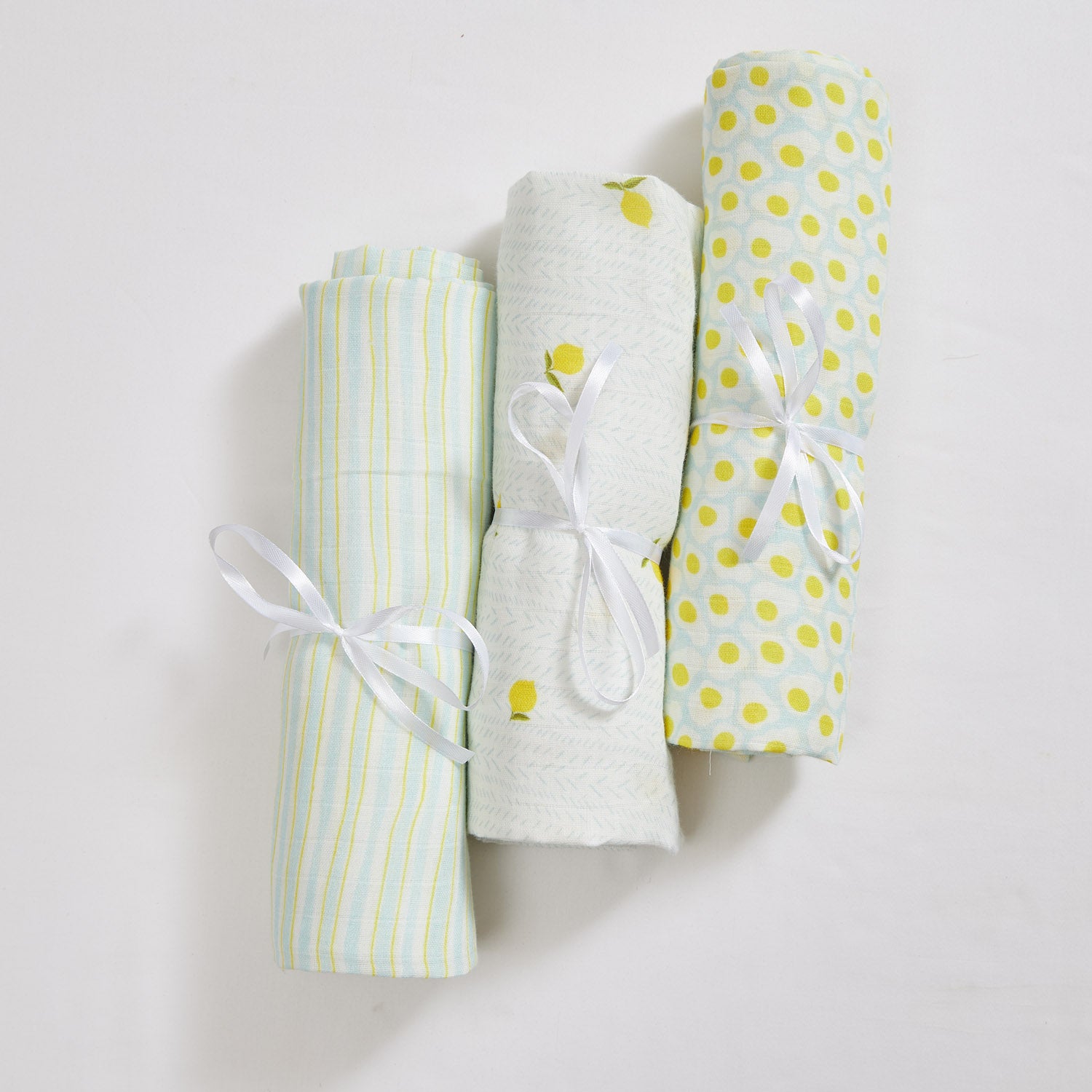 Sicily Fitted Cot Sheet - Set of Three