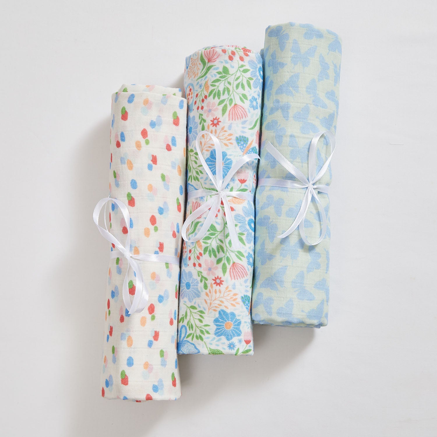Butterfly Fitted Cot Sheet - Set of Three