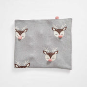 Fox Cotton Knitted Blanket