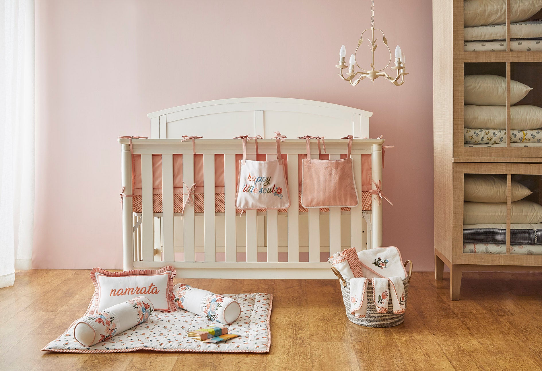 Blossom Cot Pockets - Set of Two