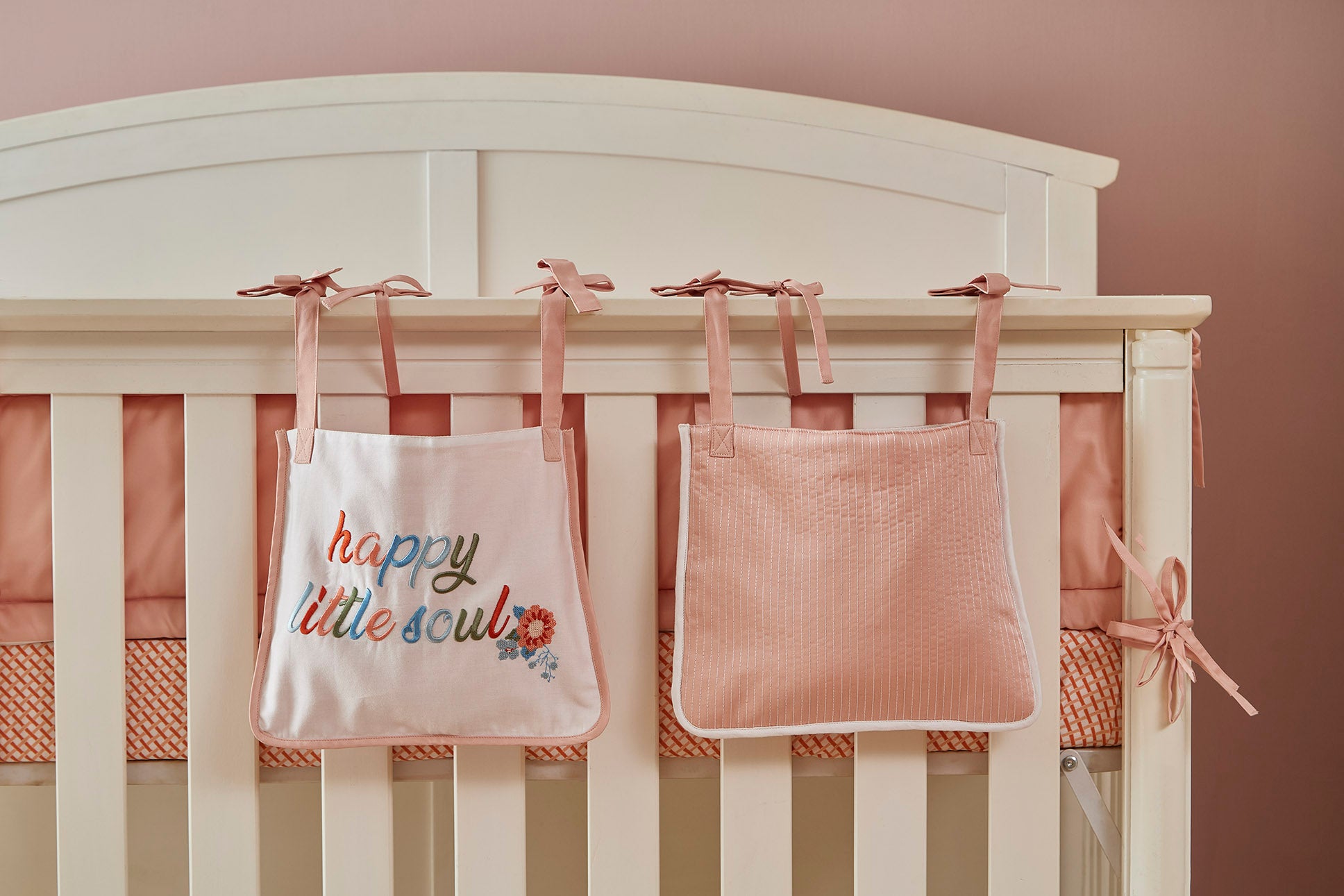 Blossom Crib Bedding - Set of Seven