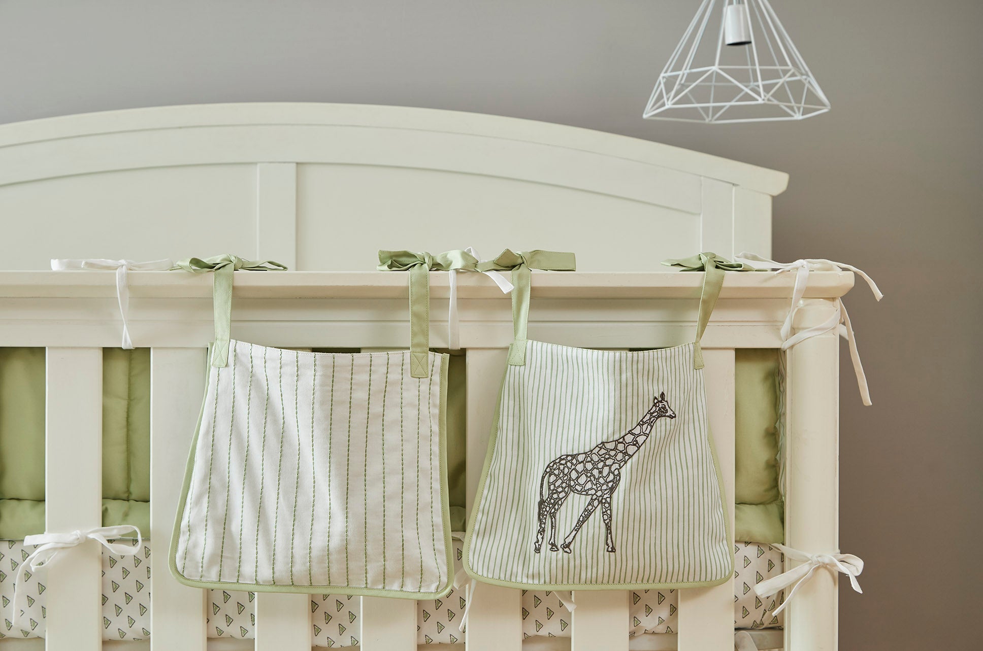 Masai Crib Bedding - Set of Seven