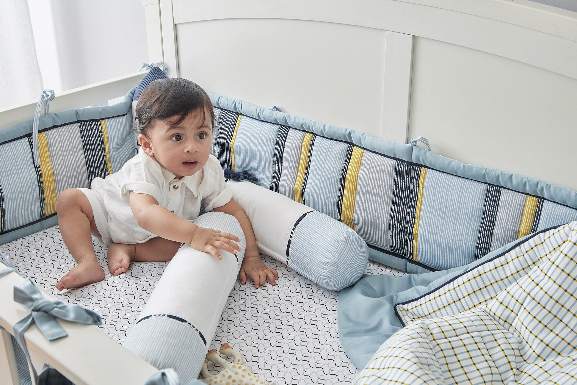Odyssey Crib Bedding - Set of Eight