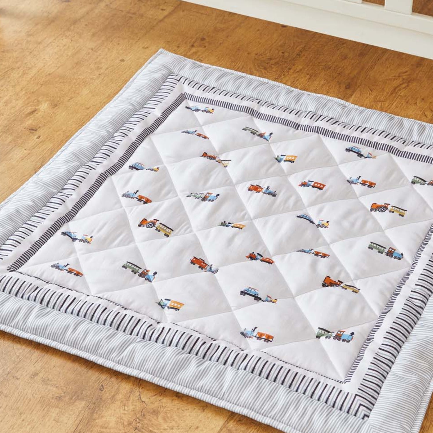 Train Premium Cotton Play Mat
