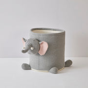 Elephant Cotton Knitted Toy Basket