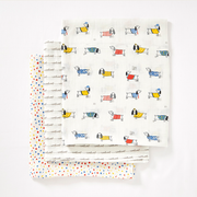 Fido Muslin Swaddles - Set of Three