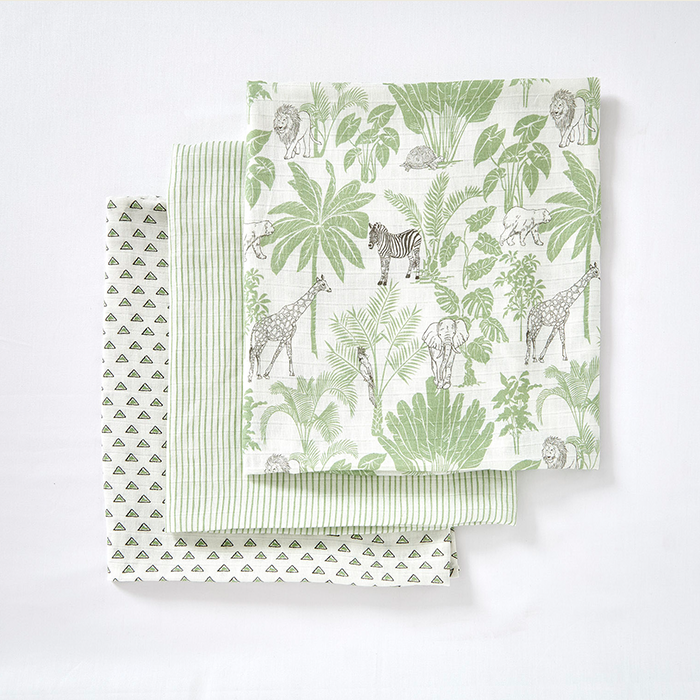 Masai Muslin Swaddles - Set of Three