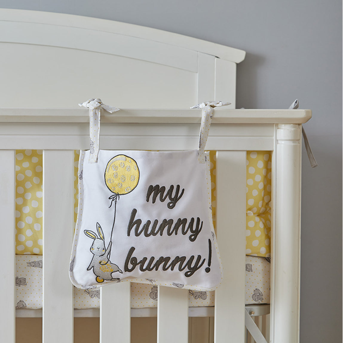 Bunny Cot Pockets - Set of Two