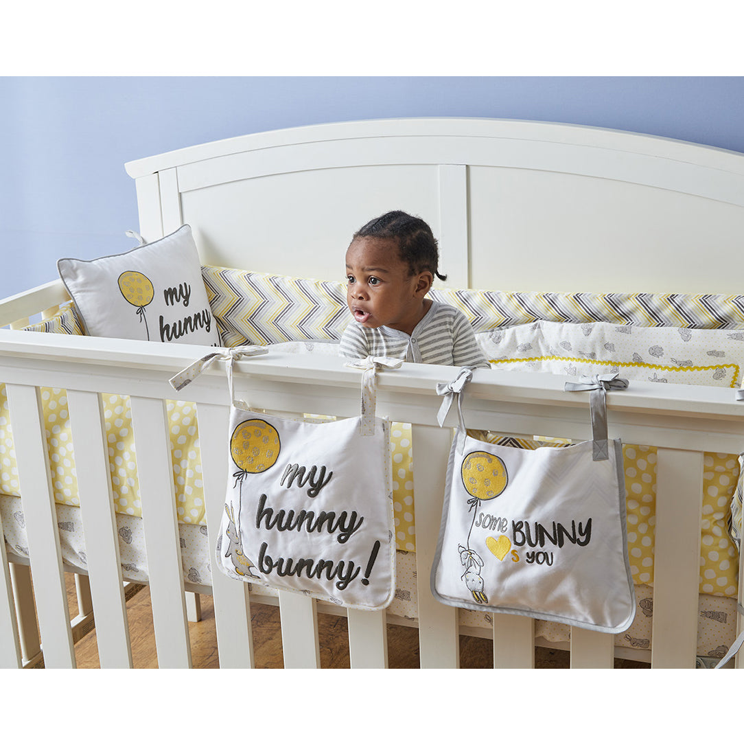 Bunny Cot Pockets - Set of Two