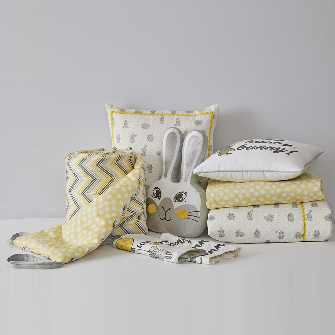 Bunny Crib Bedding - Set of Eight