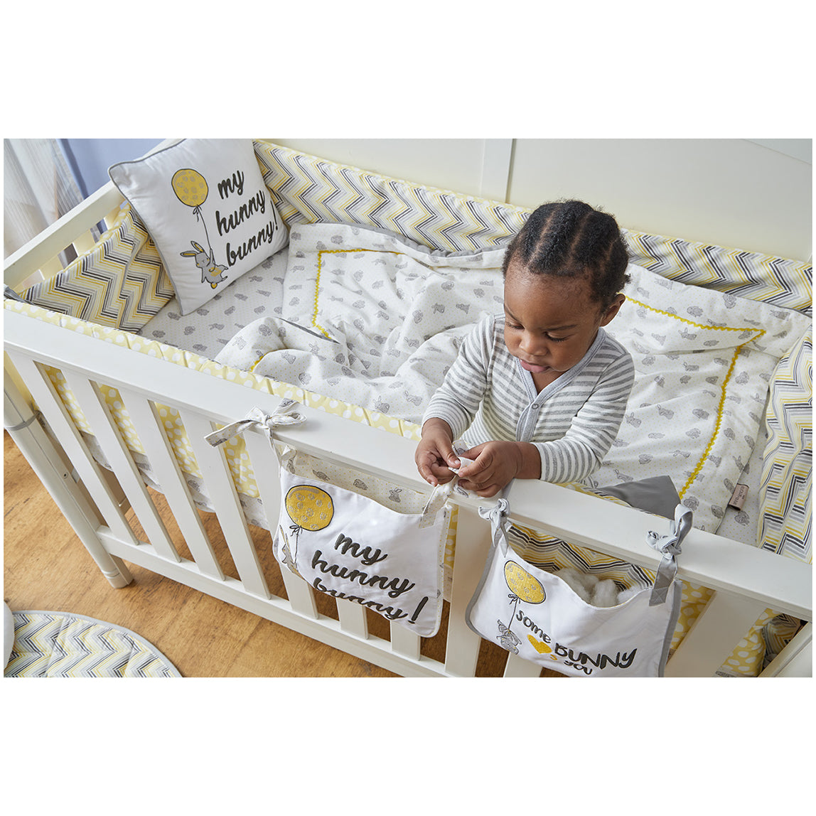 Bunny Crib Bedding - Set of Eight