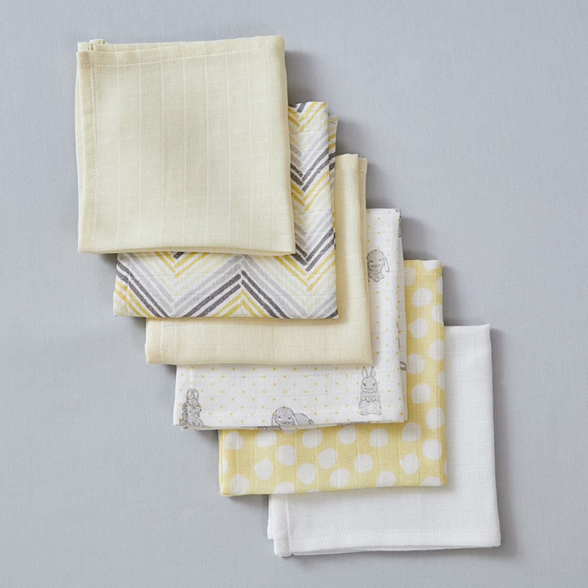 Muslin Wash Cloths (Set of Six)