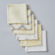 Bunny Muslin Wash Cloths - Set of Six