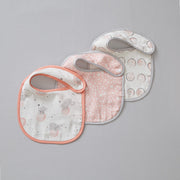 Elephant Bibs - Set of Three