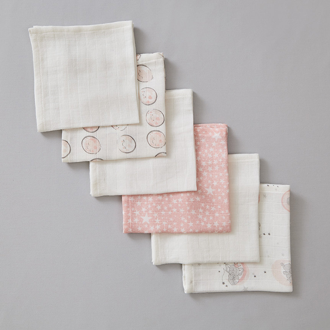 Muslin Wash Cloths (Set of Six)