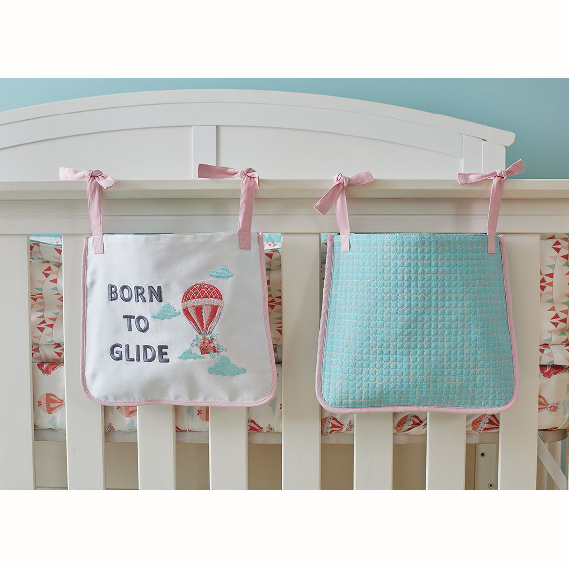 Parachute Crib Bedding - Set of Eight