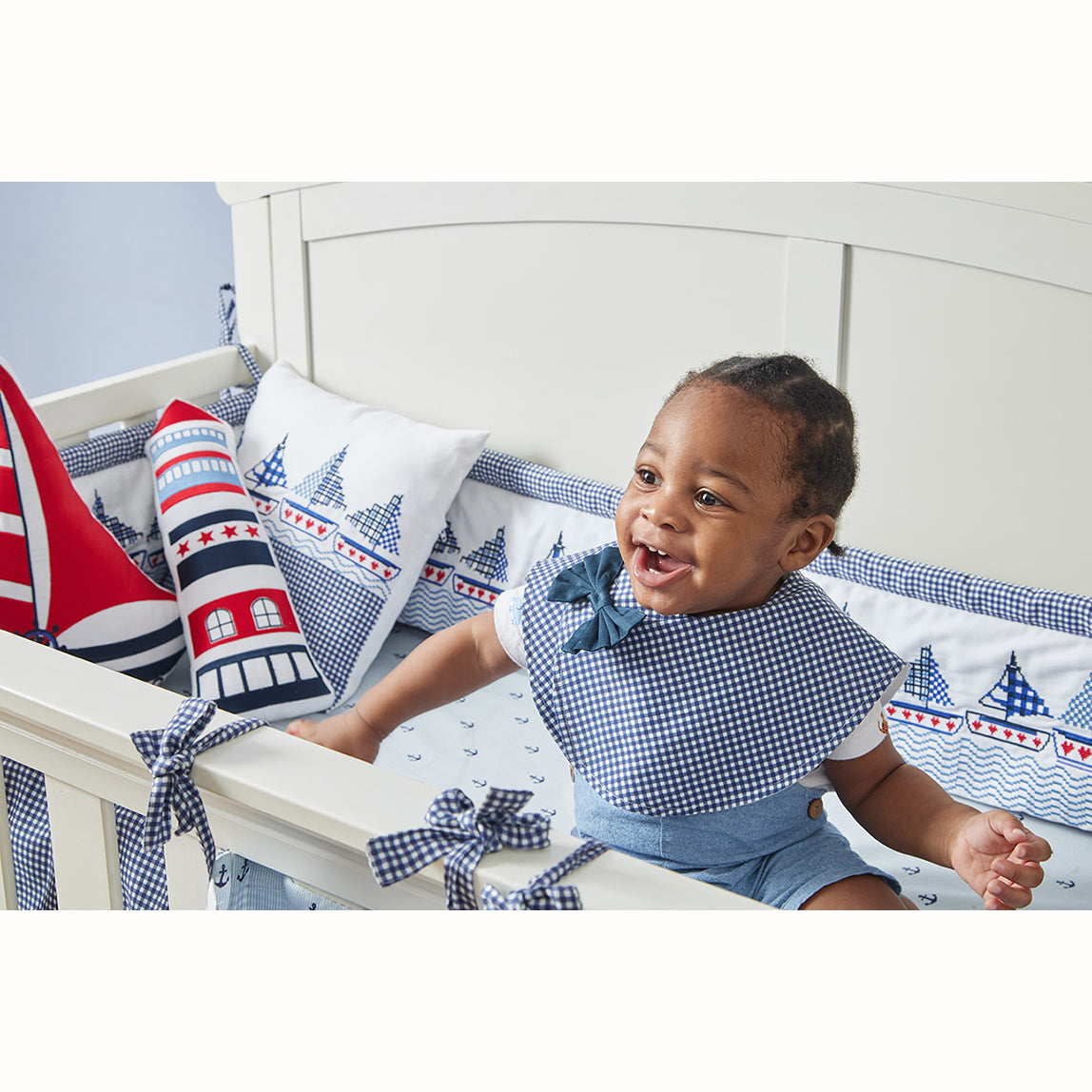 Sail Boat Cot Bumper