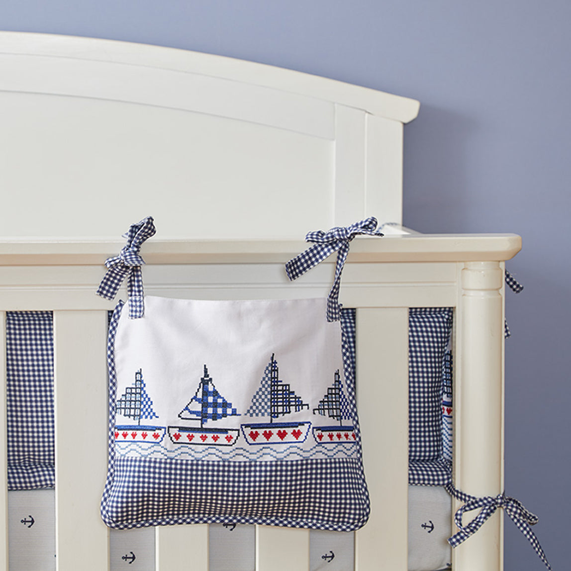 Sail Boat Cot Pockets - Set of Two