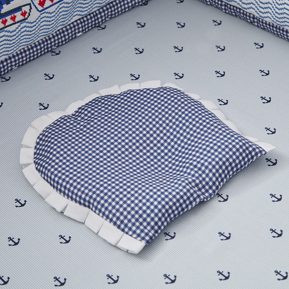 Sail Boat Mustard Seed Pillow